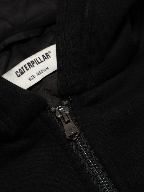 CAT Padded Fleece Jacket - Black Ανδρικό Μπουφάν - Image 5