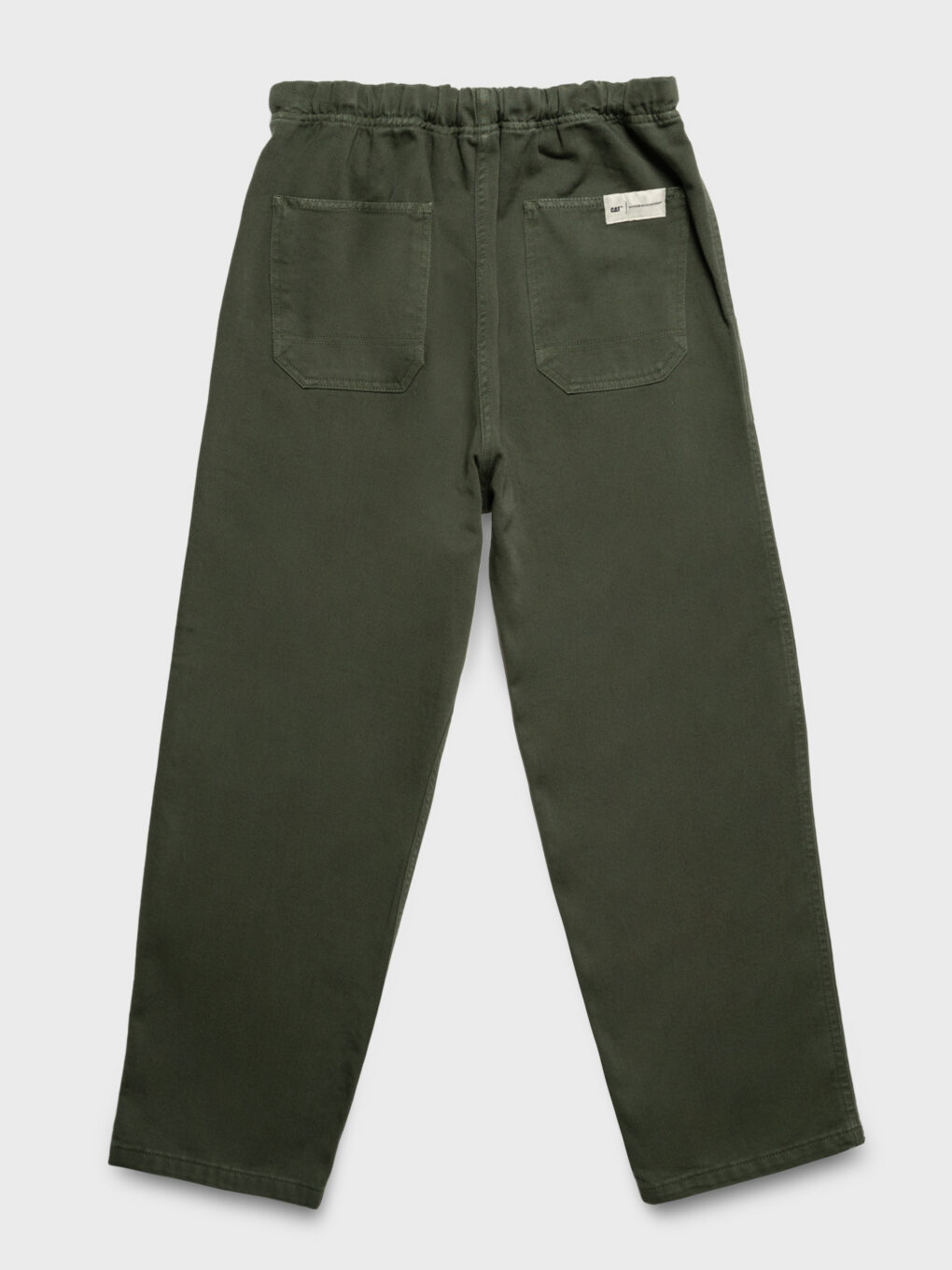 ανδρικό παντελόνι σε πράσινο χρώμα από την CAT, utility twill clip pant