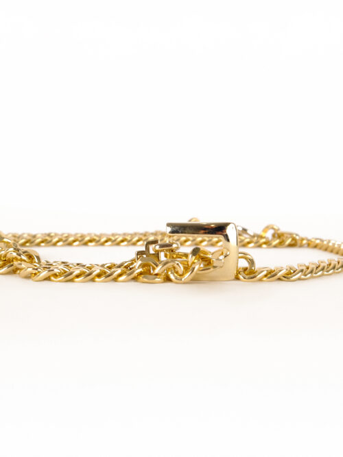 ζώνη αλυσίδα σε χρυσό χρώμα από την salt and pepper, rebecca gold metal