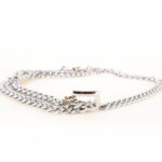 ζώνη αλυσίδα σε ασημένιο χρώμα από την salt and pepper, rebecca silver metal