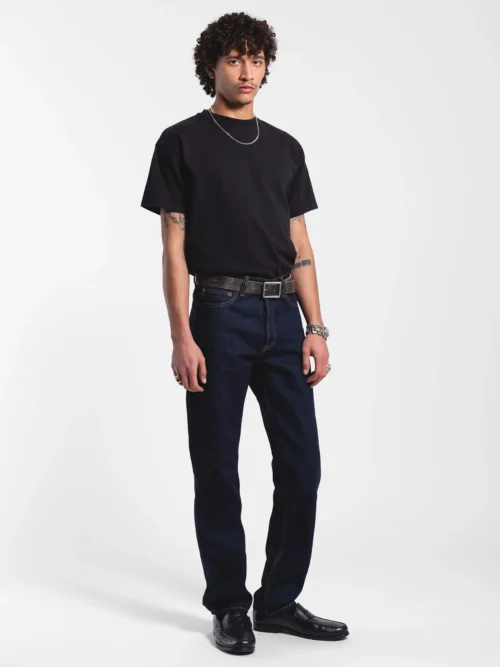 ανδρικό τζιν παντελόνι σε σκούρο μπλε χρώμα από την dr denim, dash straight stream rinse