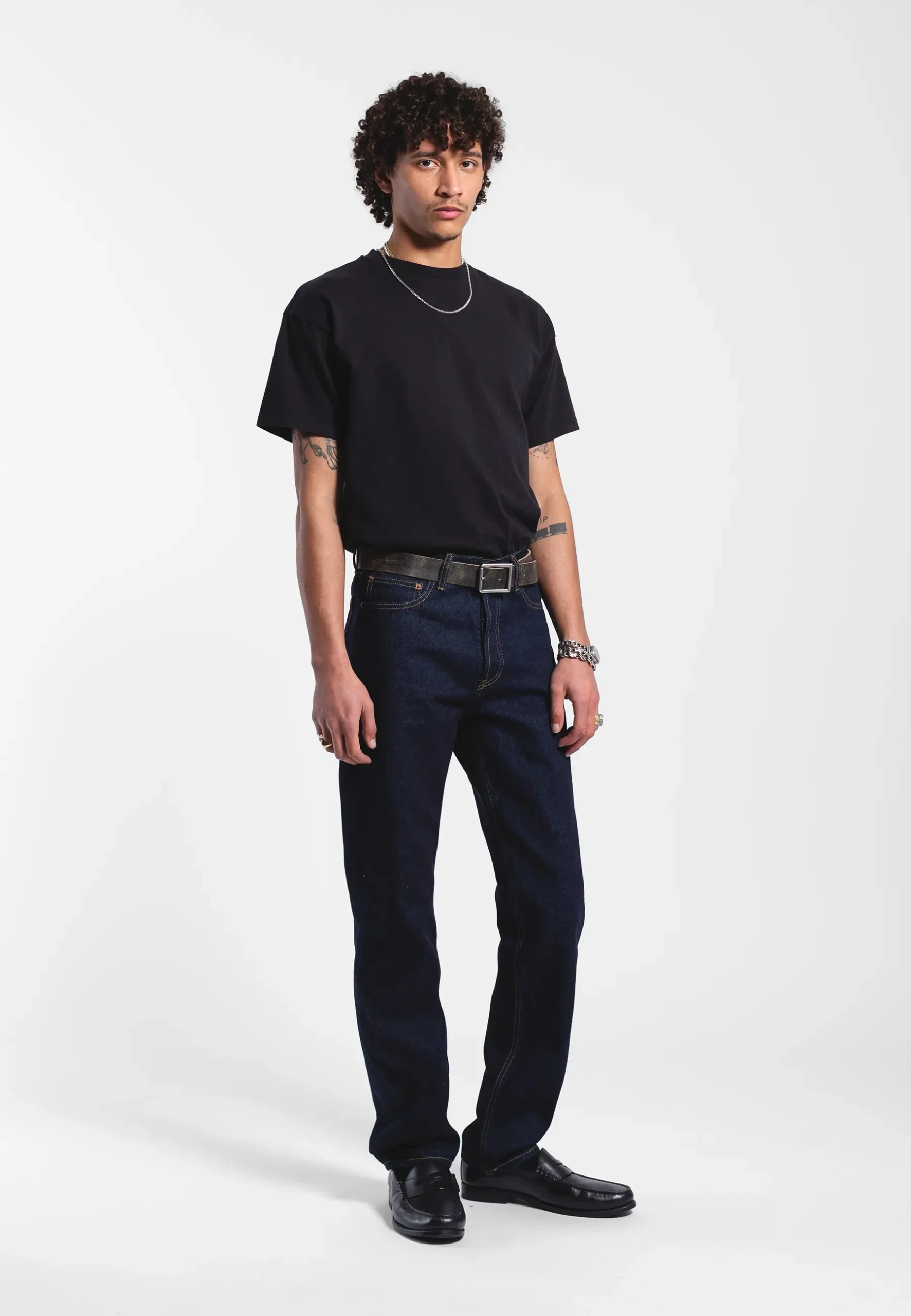 ανδρικό τζιν παντελόνι σε σκούρο μπλε χρώμα από την dr denim, dash straight stream rinse