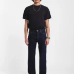 ανδρικό τζιν παντελόνι σε σκούρο μπλε χρώμα από την dr denim, dash straight stream rinse