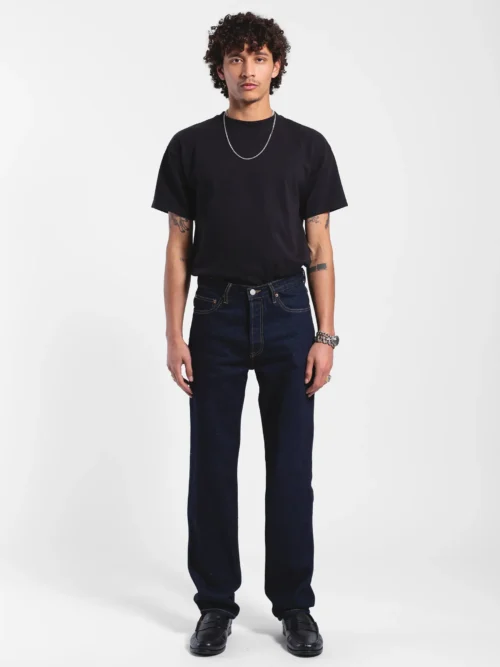 ανδρικό τζιν παντελόνι σε σκούρο μπλε χρώμα από την dr denim, dash straight stream rinse