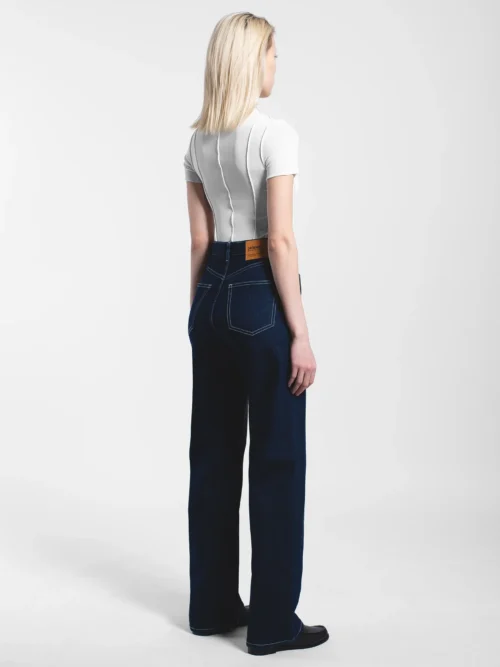 Dr.Denim Echo - Bay Rinse Contrast Γυναικείο Τζιν Παντελόνι - Image 4