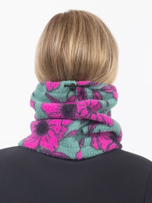 Eivy Beanie Sherpa Neckwarmer – Turquoise Flower Σκούφος/Κασκόλ - Image 7