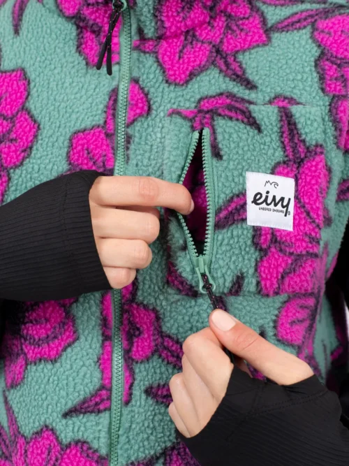 Eivy Boxy Sherpa Vest - Flower Γυναικείο Γιλέκο - Image 6