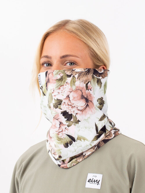 γυναικείο κασκόλ με λουλούδια από την eivy, colder neckwarmer