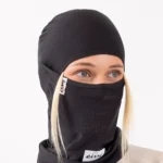 γυναικεία μαύρη κουκούλα από την eivy, hinge balaclava