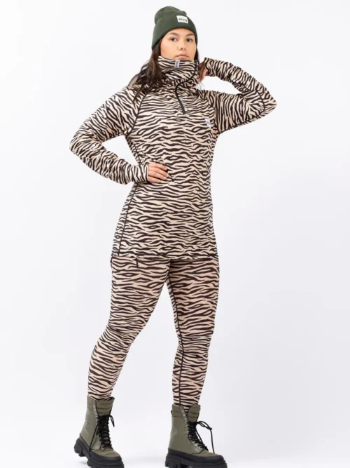 Eivy Icecold Zip Top - Zebra Γυναικεία Μπλούζα - Image 3