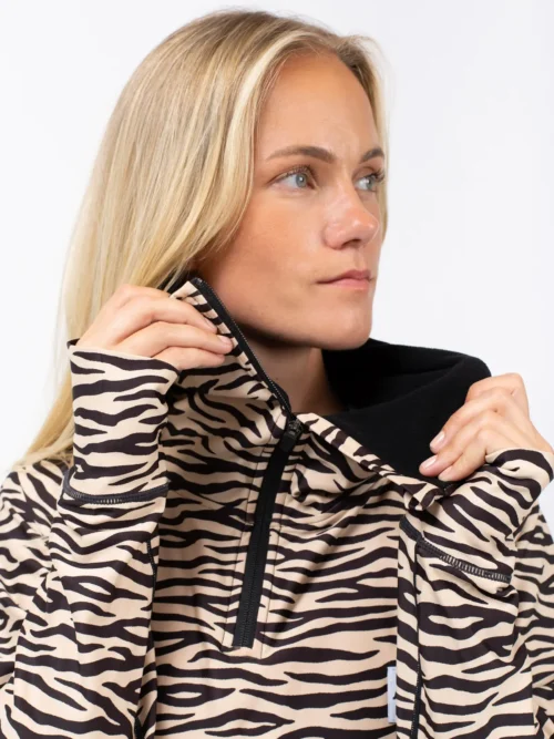 Eivy Icecold Zip Top - Zebra Γυναικεία Μπλούζα - Image 5