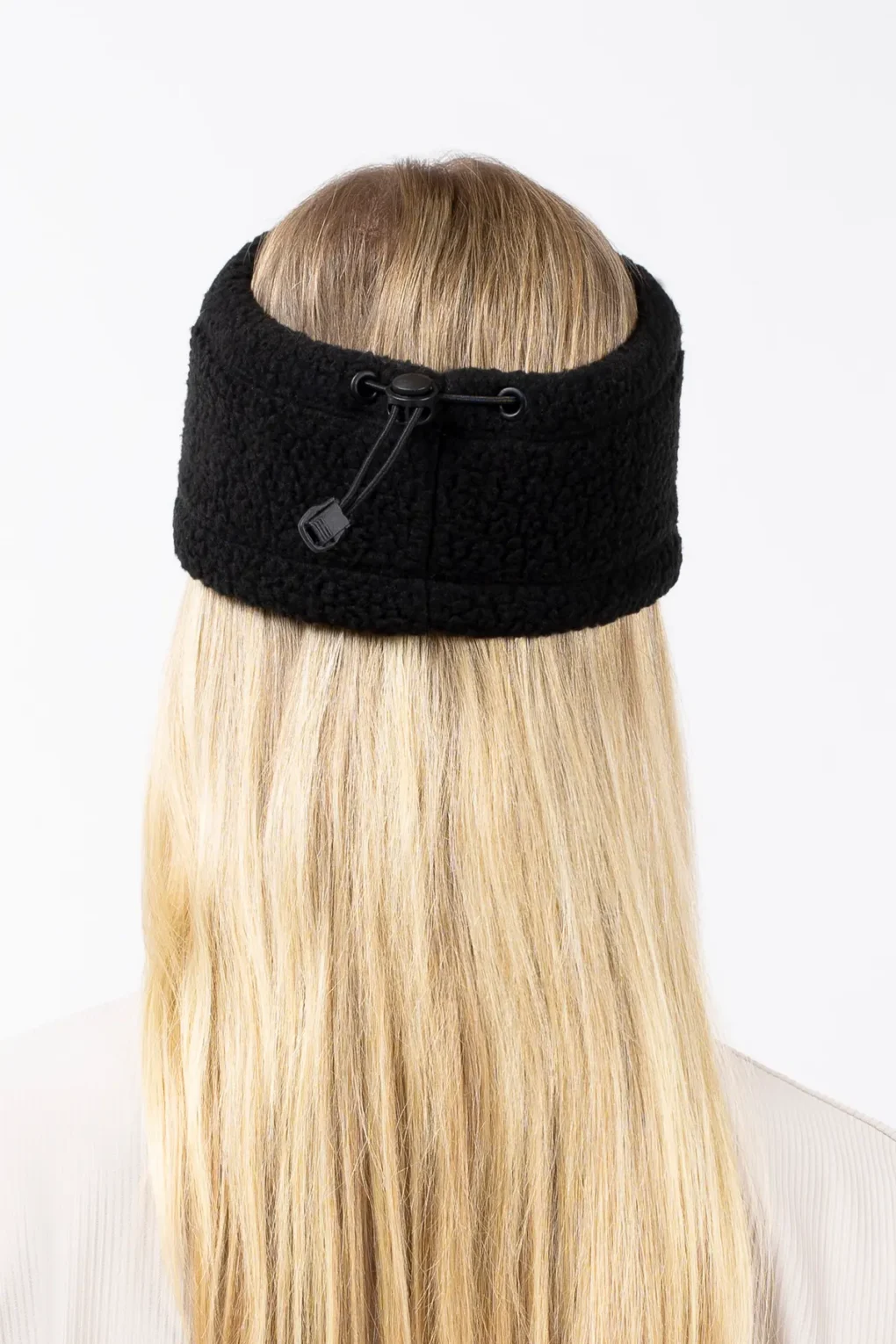 γυναικεία φλις κορδέλα σε μαύρο χρώμα από την eivy, throwback sherpa headband