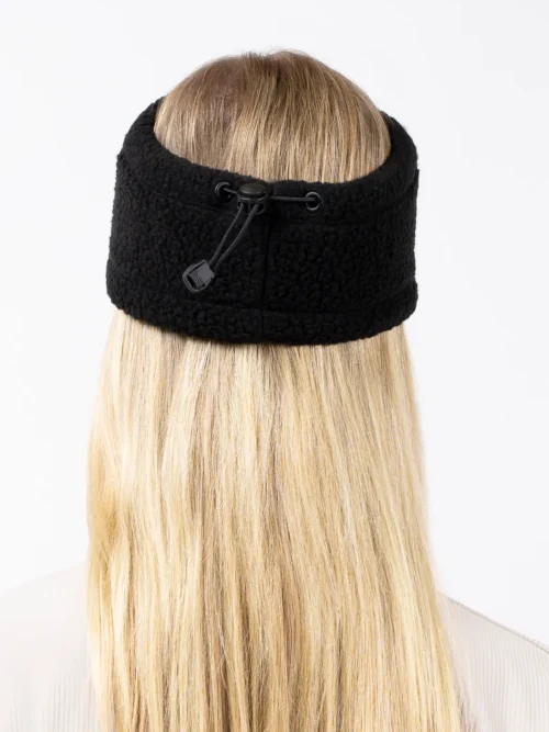 γυναικεία φλις κορδέλα σε μαύρο χρώμα από την eivy, throwback sherpa headband