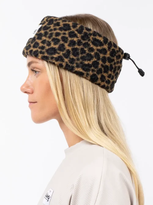 Eivy Throwback Sherpa Headband – Leopard Κορδέλα - Image 4