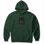 ανδρικό φούτερ σε πράσινο χρώμα από την es, main block fleece hoodie
