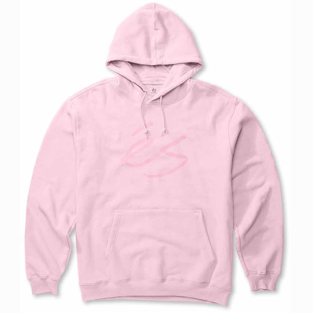 ανδρικό φούτερ σε ροζ χρώμα από την es, script fleece hoodie
