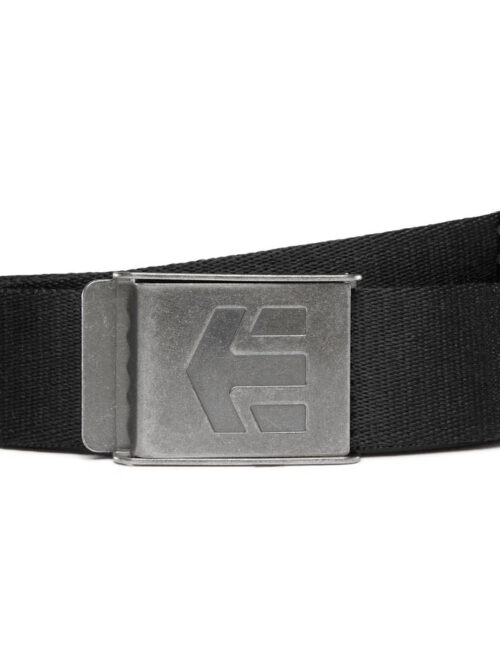 ζώνη σε μαύρο χρώμα από την etnies, staplez belt