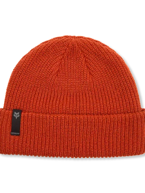 σκούφος σε κόκκινο κεραμιδί χρώμα από την fox, machinist beanie rusty