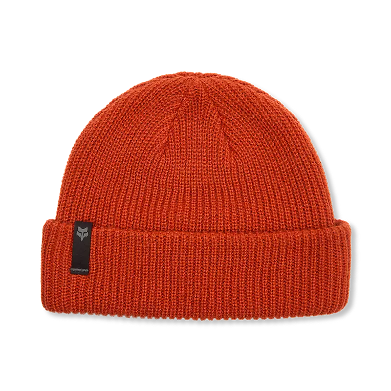 σκούφος σε κόκκινο κεραμιδί χρώμα από την fox, machinist beanie rusty