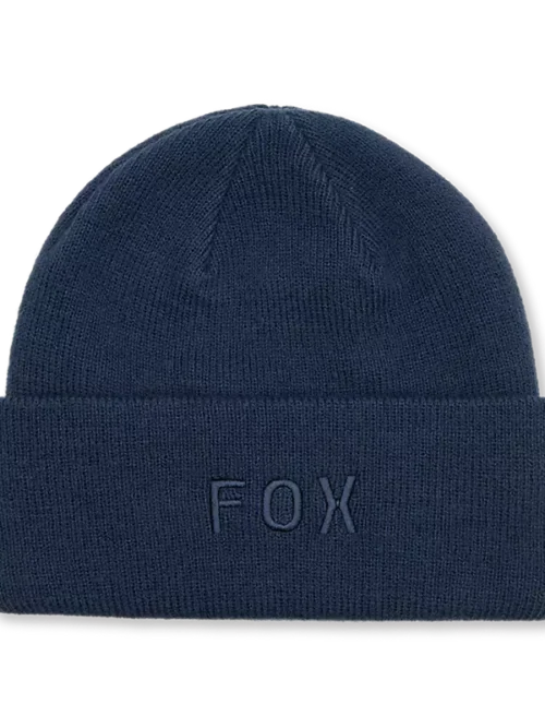 σκούφος σε μπλε χρώμα από την fox, wordmark beanie blue