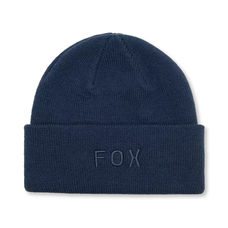σκούφος σε μπλε χρώμα από την fox, wordmark beanie blue