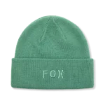 σκούφος σε πράσινο χρώμα από την fox, wordmark beanie pine green