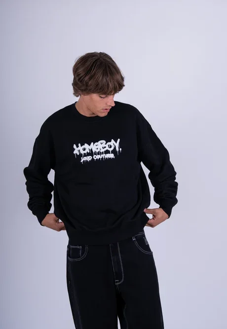 Homeboy Tagged Crew - Black Φούτερ - Image 5