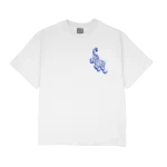 ανδρική κοντομάνικη μπλούζα σε λευκό χρώμα με τύπωμα στο μπροστινό και πίσω μέρος από την homeboy, tatto tiger t-shirt