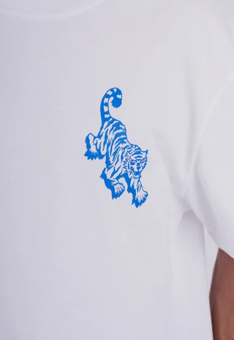 Homeboy Tattoo Tiger T-shirt - White Ανδρική Μπλούζα - Image 4