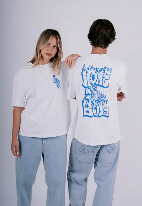 Homeboy Tattoo Tiger T-shirt - White Ανδρική Μπλούζα - Image 6