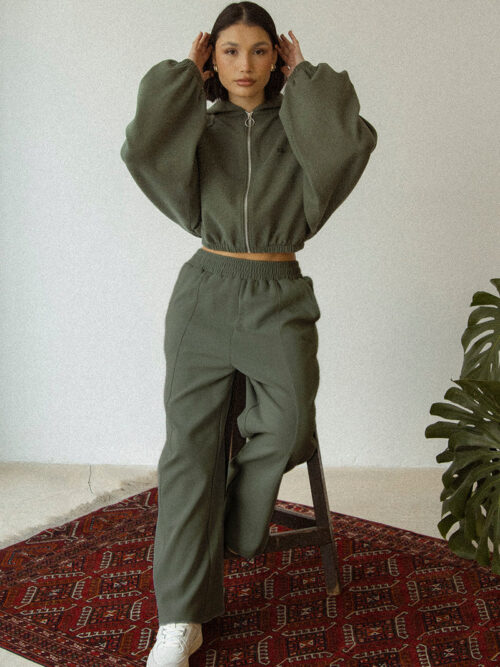 Kaotiko Zipper Jacket Giulia Interlock Γυναικεία Ζακέτα - Image 3