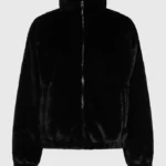 γυναικεία γούνα σε μαύρο χρώμα από την o'neill, fwc cruz faux fur fleece
