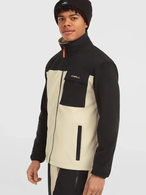 O'neill FWC'Peak Polartec Hyperfleece Beige Ανδρική Ζακέτα - Image 4