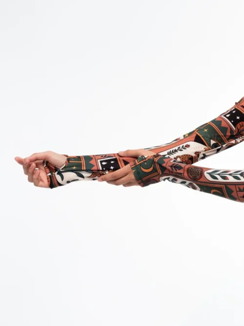 Peace&Chaos Mystic Bloom Fitted Active Zip Hoodie Γυναικεία Μπλούζα - Image 11