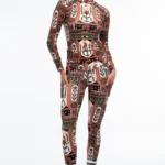 γυναικεία αθλητική μπλούζα με μακρύ μανίκι και διάφορα σχέδια από την peace and chaos, mystic bloom performance top