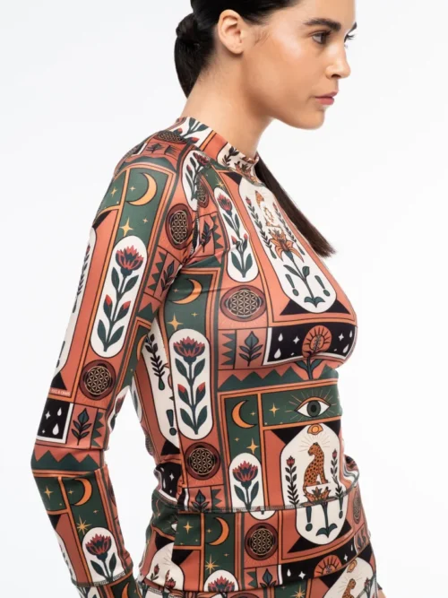 Peace&Chaos Mystic Bloom Performance Top Γυναικεία Μπλούζα - Image 6