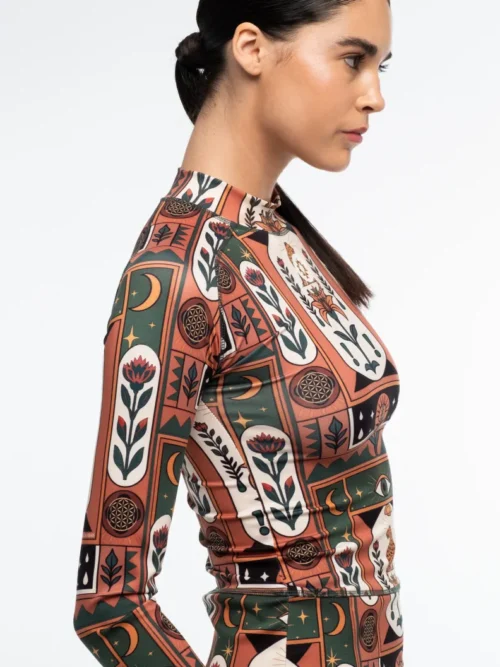 Peace&Chaos Mystic Bloom Performance Top Γυναικεία Μπλούζα - Image 8