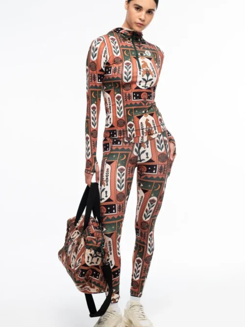 Peace&Chaos Mystic Bloom Sports Leggings Γυναικείο Κολάν - Image 4