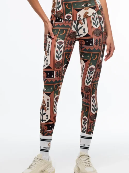 Peace&Chaos Mystic Bloom Sports Leggings Γυναικείο Κολάν - Image 9