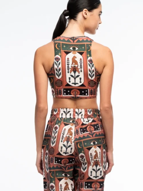 Peace&Chaos Mystic Bloom Sports Top Γυναικείο Μπουστάκι - Image 6