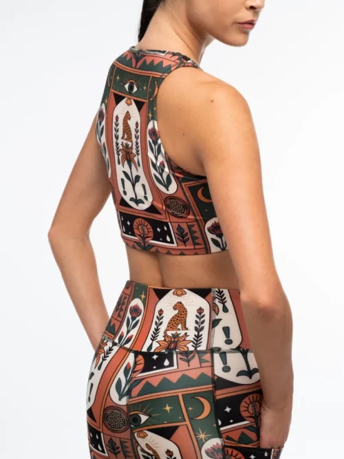 Peace&Chaos Mystic Bloom Sports Top Γυναικείο Μπουστάκι - Image 7