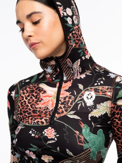 Peace& Chaos Sacerd Wild Fitted Active Zip Hoodie Γυναικεία Μπλούζα - Image 12