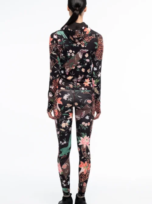 Peace& Chaos Sacerd Wild Fitted Active Zip Hoodie Γυναικεία Μπλούζα - Image 4