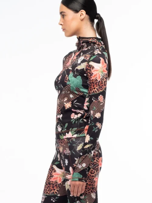 Peace& Chaos Sacerd Wild Fitted Active Zip Hoodie Γυναικεία Μπλούζα - Image 5