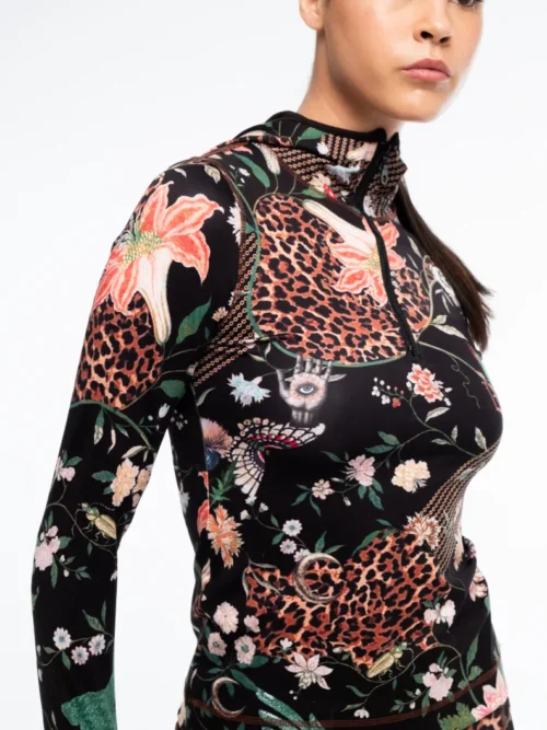 Peace& Chaos Sacerd Wild Fitted Active Zip Hoodie Γυναικεία Μπλούζα - Image 9