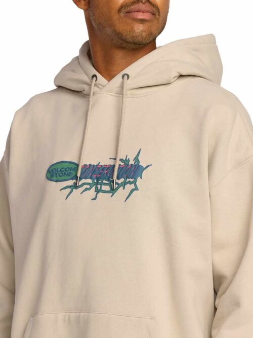 Volcom VCS Tripper Hoodie - Beige Ανδρικό Φούτερ - Image 4