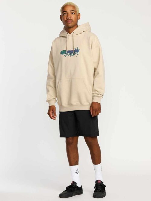 Volcom VCS Tripper Hoodie - Beige Ανδρικό Φούτερ - Image 5