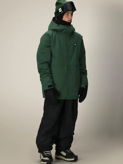 ανδρικό μπουφάν για ski/snowboard σε πράσινο χρώμα από την 686, foundation insulated jacket
