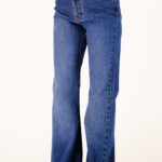 γυναικείο τζιν καμπάνα σε μπλε χρώμα από την salt and pepper, alex s/w fade out