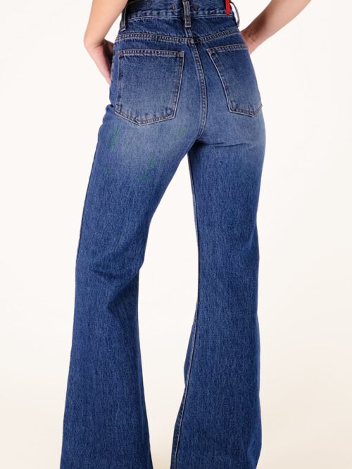 γυναικείο τζιν καμπάνα σε μπλε χρώμα από την salt and pepper, alex s/w fade out